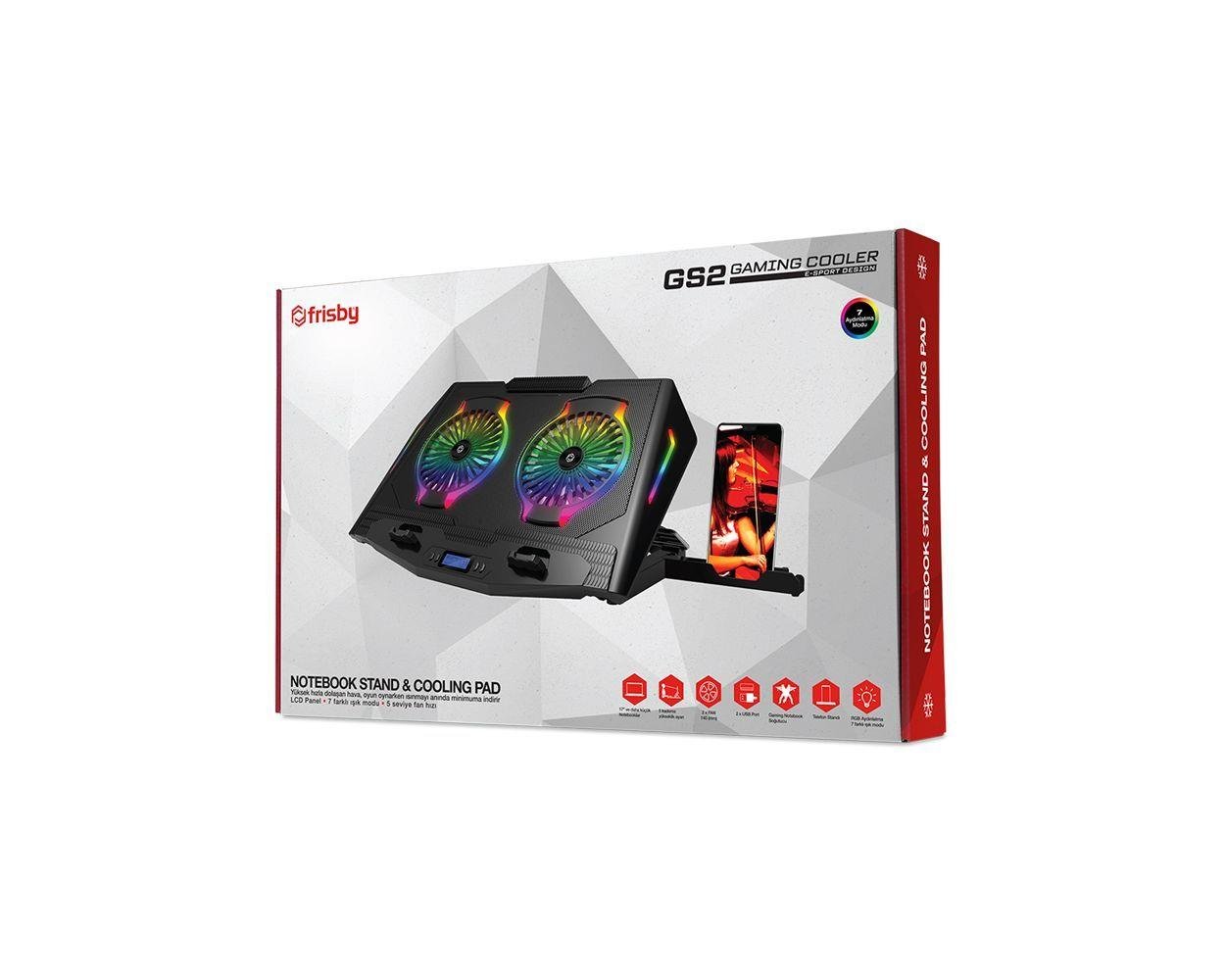 Frisby FNC-5250ST GS2 2 fanlı notebook siyah stand