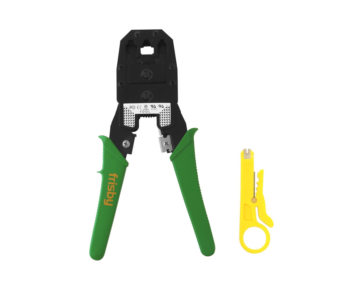 FRISBY FNW-55N RJ45 / RJ11 / RJ12 Sıkıştırma Pensesi (Metal Network & Telefon Konnektör Pensesi)