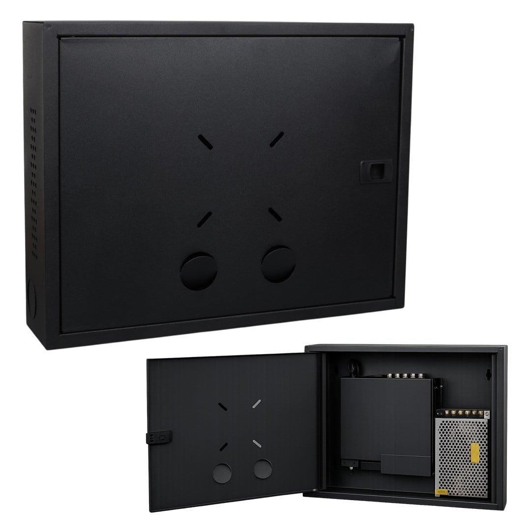 Fury 45x35x10cm Dik Tip Siyah DVR / NVR Güvenlik Kabini Pano