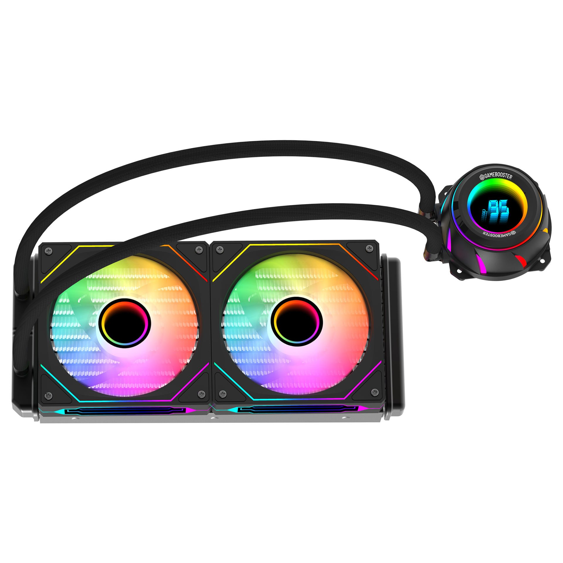 GAMEBOOSTER 240MM BLADE 240B GB-LCS-BL240B ARGB AM5-1851p Sıvı Soğutmalı İşlemci Fanı