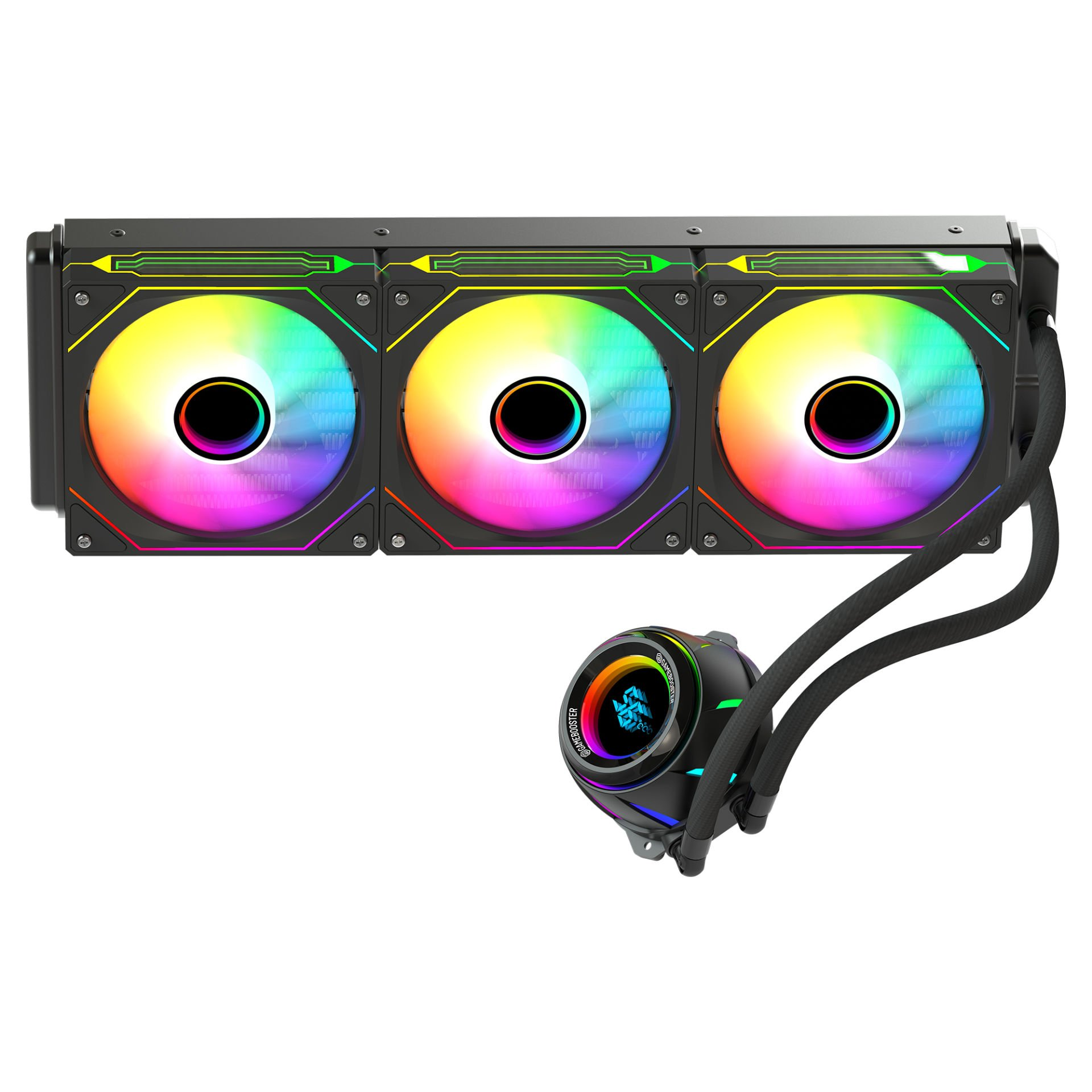 GAMEBOOSTER 360MM BLADE 360B GB-LCS-BL360B ARGB AM5-1851p Sıvı Soğutmalı İşlemci Fanı