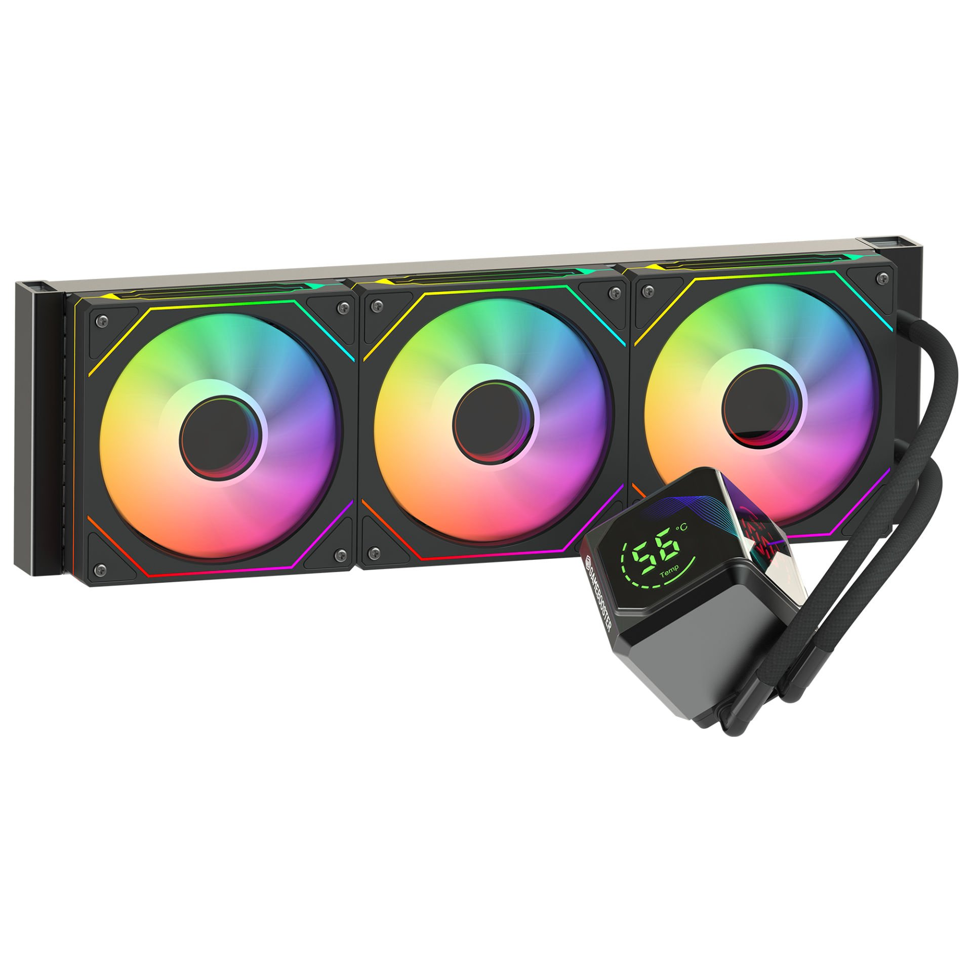 GAMEBOOSTER 360MM SIGHT PRO 360B GB-LCS-SP360B ARGB AM5-1851p Sıvı Soğutmalı İşlemci Fanı