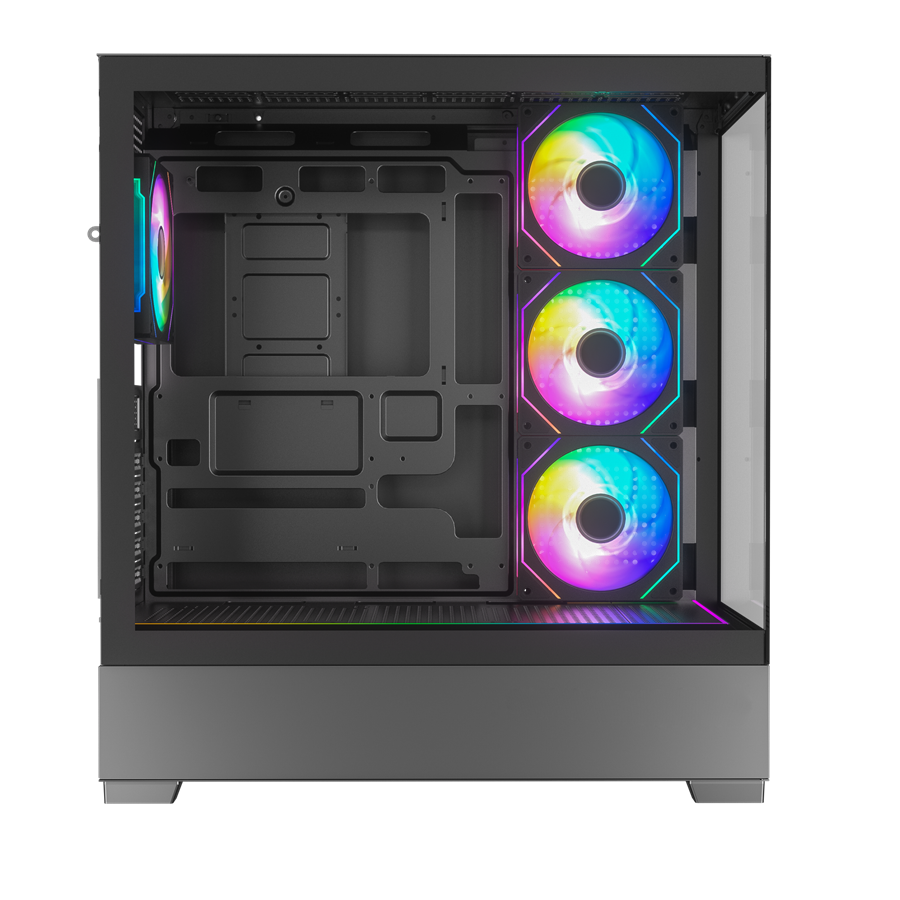 GAMEBOOSTER 750W 80+ BRONZE NYVRA PRIME JBST-GBJML01 4-ARGB Fanlı Gaming EATX PC Kasası