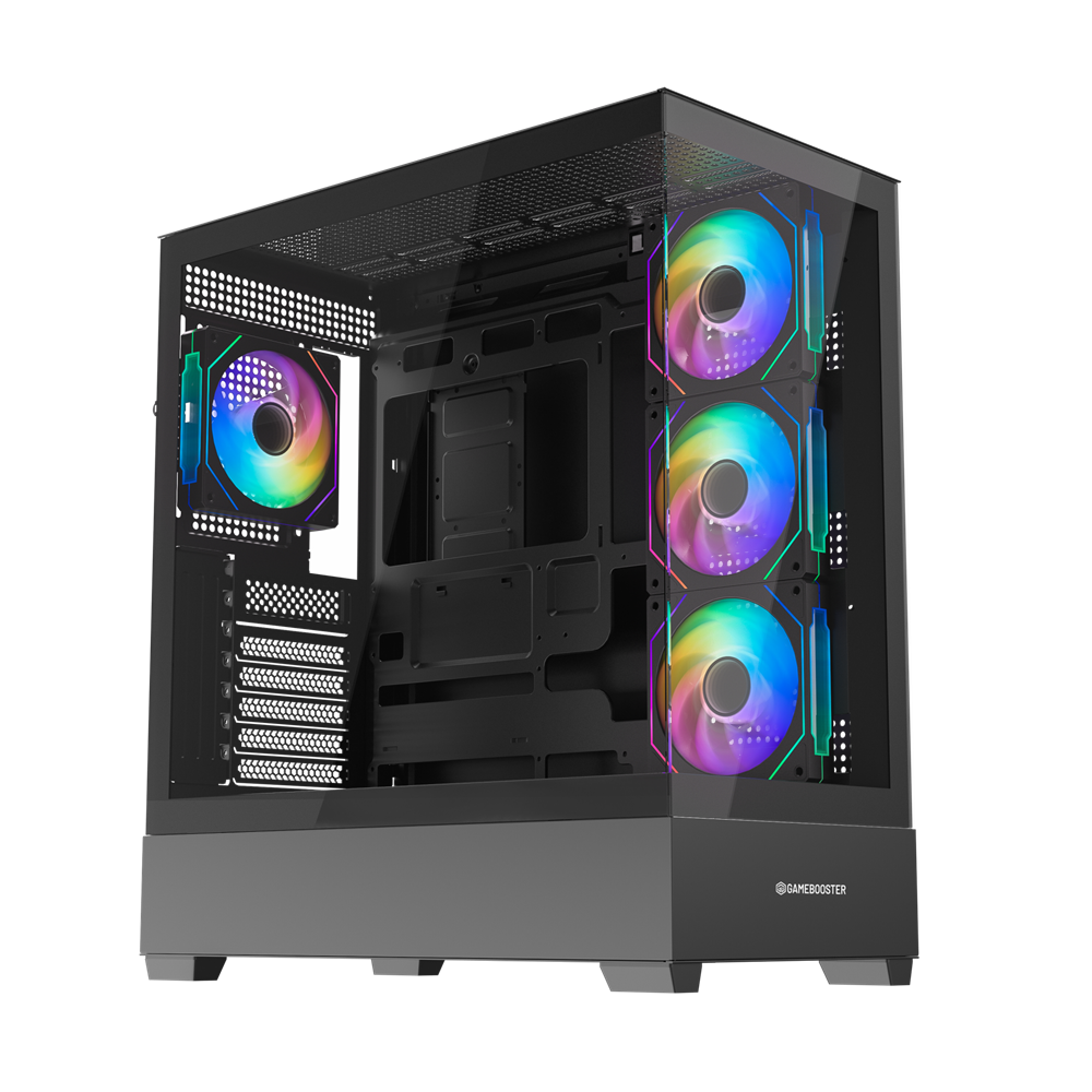GAMEBOOSTER 750W 80+ BRONZE NYVRA PRIME JBST-GBJML01 4-ARGB Fanlı Gaming EATX PC Kasası