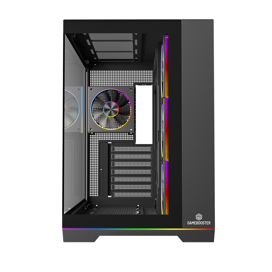 GAMEBOOSTER 850W 80+ BRONZE NYVRA SYNC JBST-GBJML08 4-ARGB Fanlı Gaming Mid-Tower PC Kasası