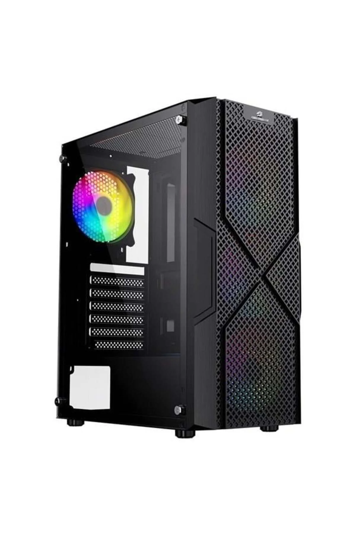 GAMEBOOSTER GB-PW908B 4-FIXED RGB Fanlı Gaming Mid-Tower PC Kasası