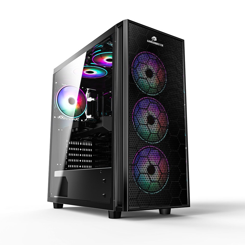 GAMEBOOSTER GB-X51 6-RGB Fanlı Gaming Mid-Tower PC Kasası