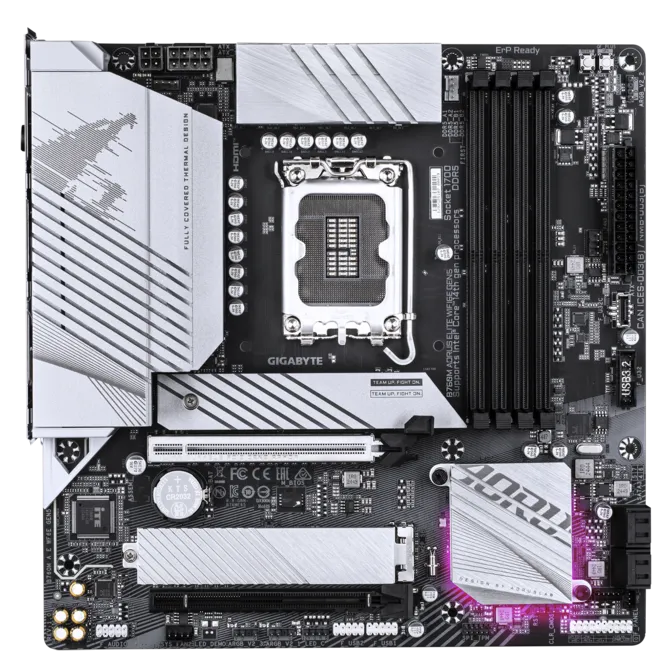 GIGABYTE B760M AORUS ELITE WIFI6E GEN5 DDR5 HDMI-DP TYPEC PCIE 4.0 1851p mATX