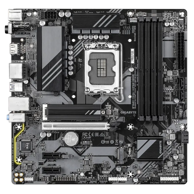 GIGABYTE B760M DS3H WIFI6E GEN5 DDR5 HDMI-DP PCIE 4.0 mATX