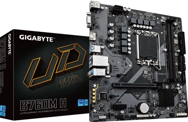 GIGABYTE B760M-H DDR5 VGA-HDMI PCIe 4.0 1700p mATX