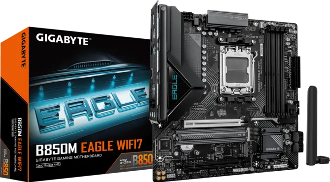 GIGABYTE B850M EAGLE WIFI7 DDR5 HDMI-DP TYPEC PCIE 5.0 AM5 mATX