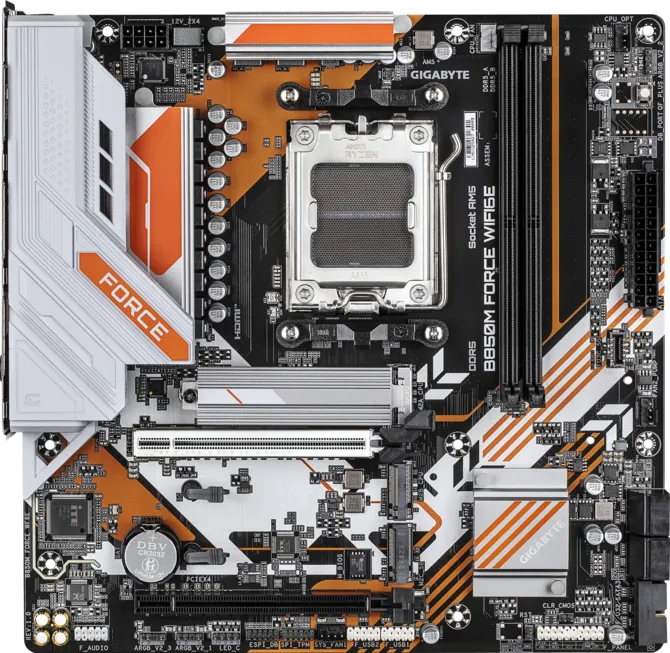 GIGABYTE B850M FORCE WIFI6E DDR5 HDMI-DP TYPEC PCIE 5.0 AM5 mATX
