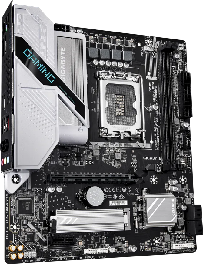 GIGABYTE H810M GAMING WIIFI6 HDMI-DP PCIE 4.0 1851p mATX