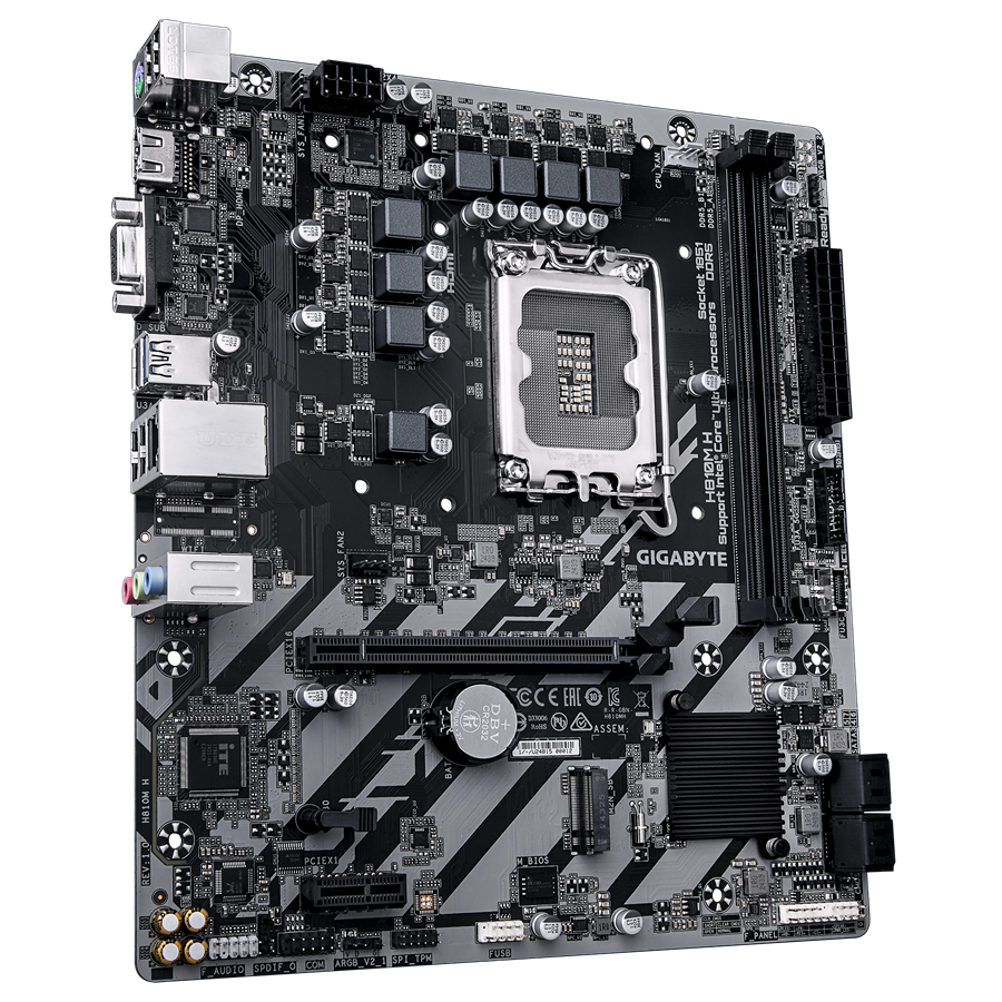 GIGABYTE H810M-H DDR5 HDMI PCIE 4.0 1851p mATX