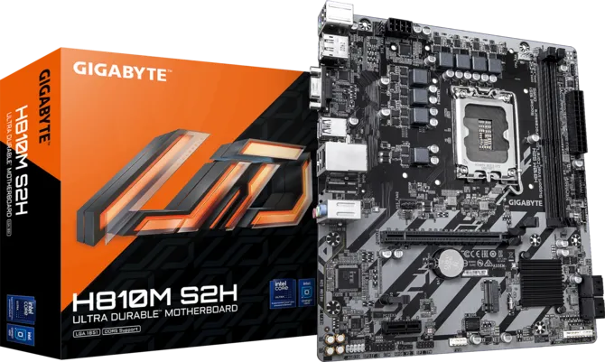 GIGABYTE H810M-S2H DDR5 HDMI-DP PCIE 4.0 1851p mATX