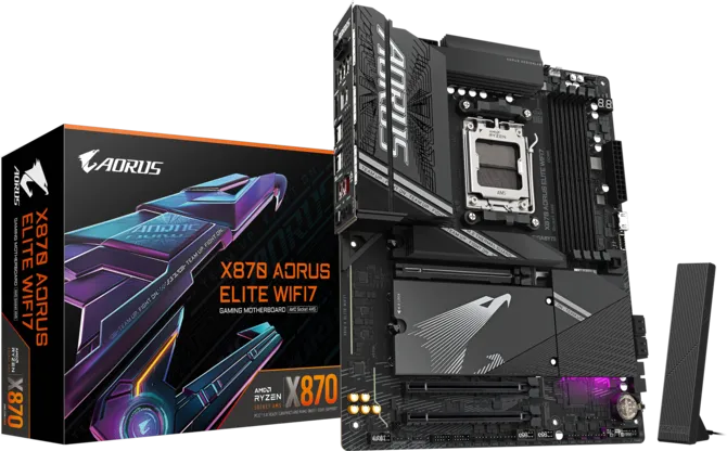GIGABYTE X870 AORUS ELITE WIFI7 DDR5 HDMI-DP TYPEC PCIE 5.0 AM5 ATX