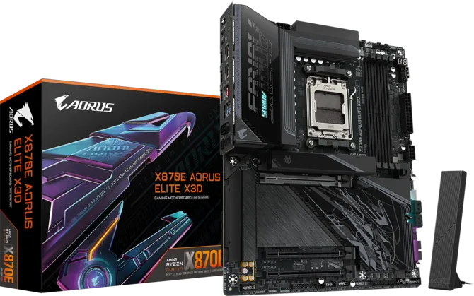 GIGABYTE X870E AORUS ELITE X3D WIFI7 DDR5 HDMI-DP TYPEC PCIE 5.0 AM5 ATX