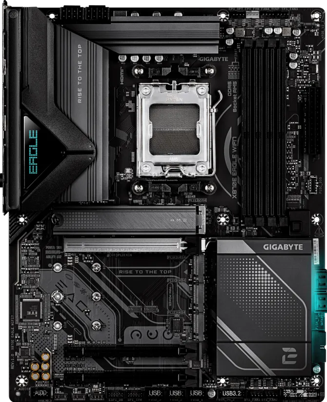 GIGABYTE X870E EAGLE WIFI7 DDR5 HDMI-DP TYPEC PCIE 5.0 AM5 ATX