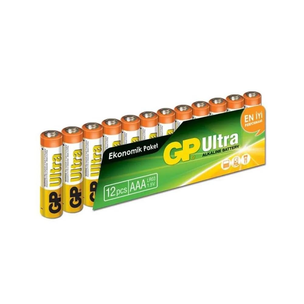 GP 24AU-12Lİ PAKET ALKALİN İNCE PİL - 31806