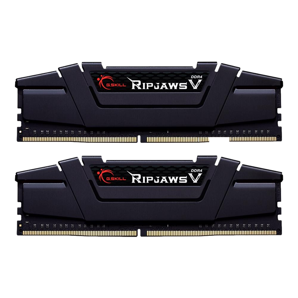 GSKILL 32GB (2X 16GB) DDR4 3200MHZ CL16 DUAL KIT PC RAM RIPJAWS V F4-3200C16D-32GVK