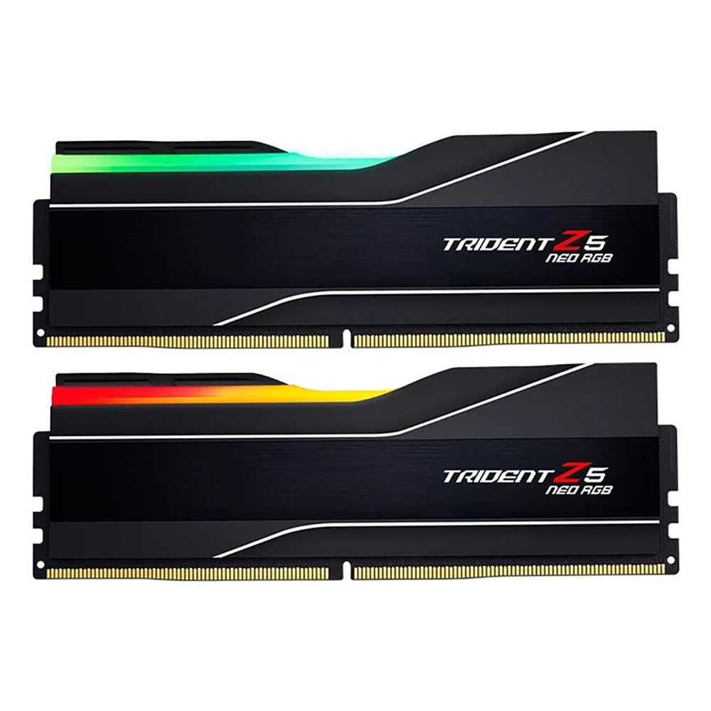 GSKILL 48GB (2X 24GB) DDR5 8000MHZ CL40 RGB DUAL KIT PC RAM / TRIDENT Z5 NEO F5-8000J4048G24GX2-TZ5NR