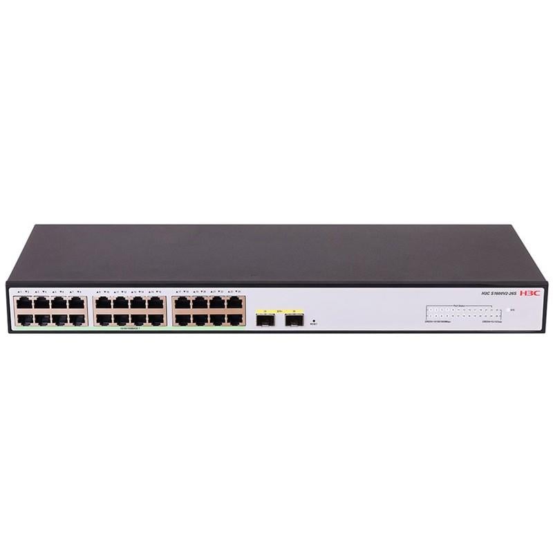H3C AOLYNK S1600V2-26S 24 PORT GIGABIT + 2XGB SFP UPLINK YÖNETİLEBİLİR SWITCH