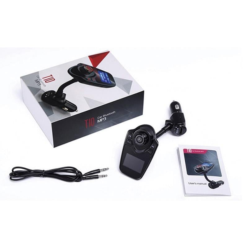 Hello T10 USB-SD-AUX-Bluetooth Destekli 2.1A FM Transmitter