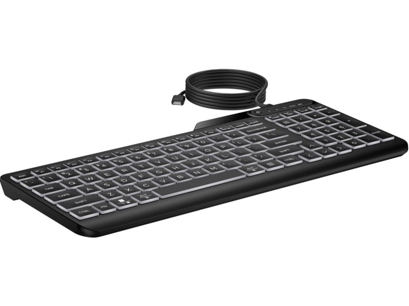 HP 405 7N7C1AA Işıklı Kablolu Kurumsal Klavye (Backlit Wired Keyboard)