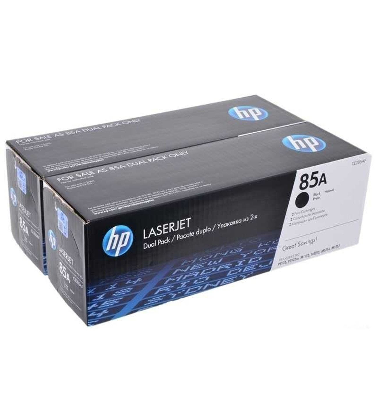 HP 85A Siyah LaserJet İkili Paket Toner Kartuşu (CE285AF)