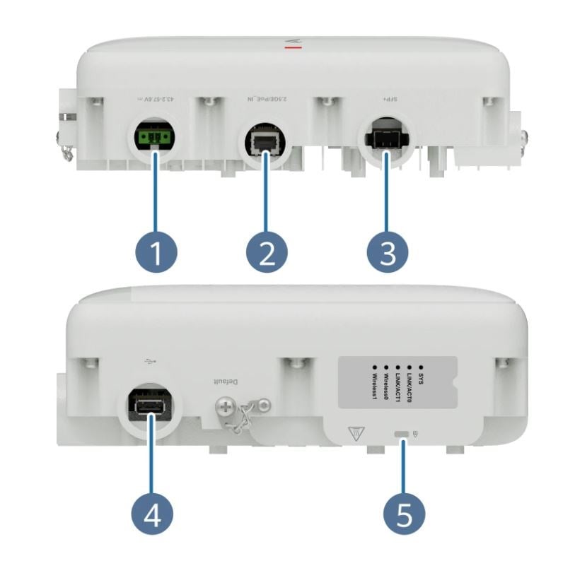 HUAWEI EKIT AP772E 1 SFP (10GB)+1 ETH (2.5GB) WİFİ-7 Outdoor Access Point