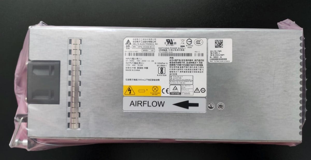 ICX6610 için Güç Adaptörü<br>
Power Supply for ICX6610 