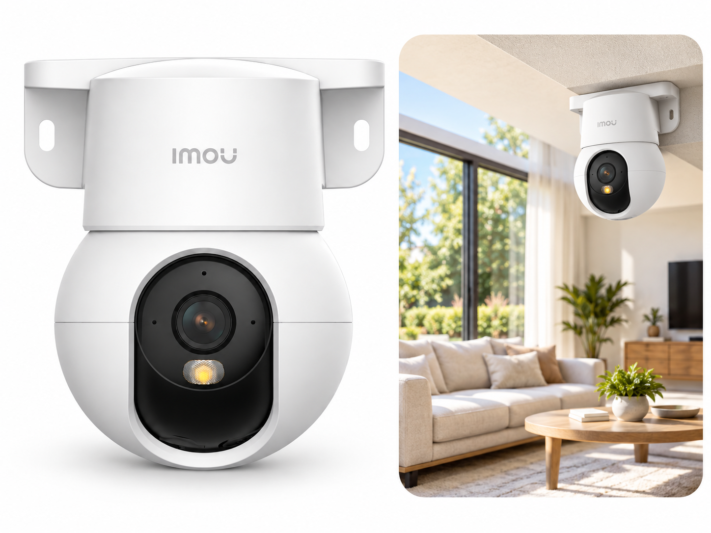 IMOU IPC-PS2MP-5R1 Ranger PS2M Poe 2.8mm Lens İki Yönlü Ses Renkli Gece Görüş 5MP İç Mekan Bullet Kamera