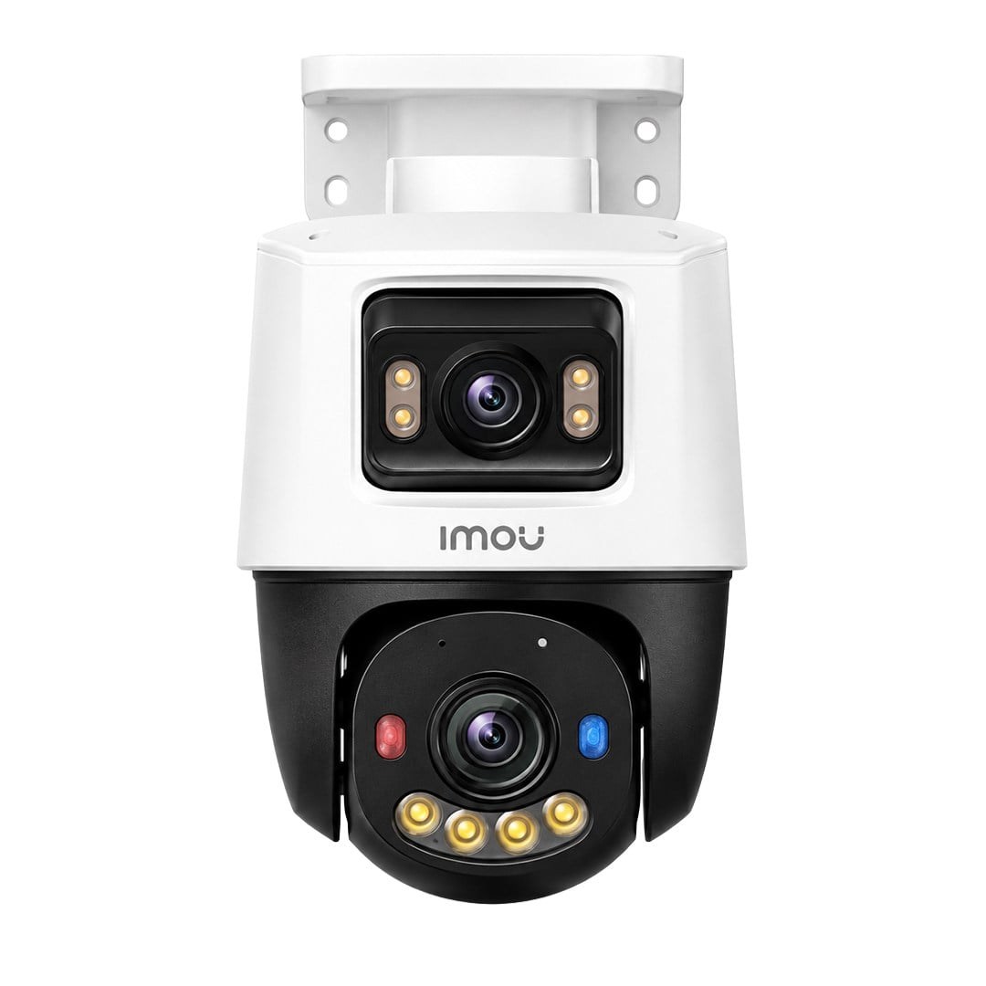 Imou IPC-PS70FP-10M0 Cruiser Dual PS70F Çift Lens (sabit + Pt) Poe İki Yönlü Ses Renkli Gece Görüş 10MP Dome Kamera