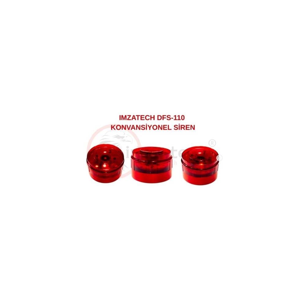 İMZATECH DFS-110 FLAŞÖRLÜ YANGIN ALARM SİRENİ