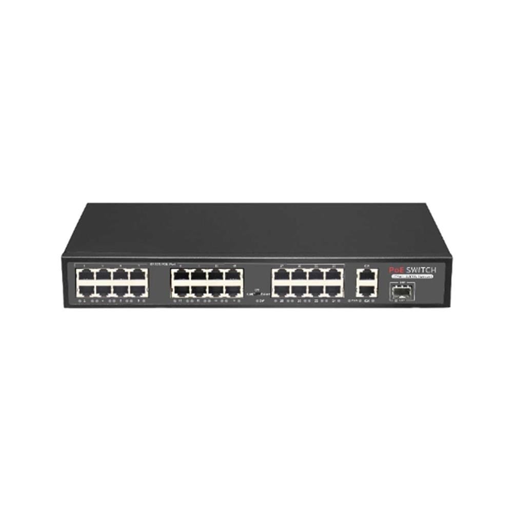 İMZATECH IMZ1024P 24 PORT 10/100 mbps + 2 UPLİNK GİGABİT