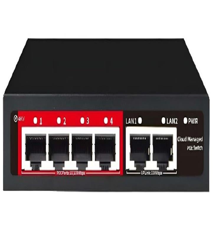 İMZATECH SOLİDFAST  4+2 PORT BULUT  YÖNETİLEBİLİR POE  SWİTCH  imzatech 