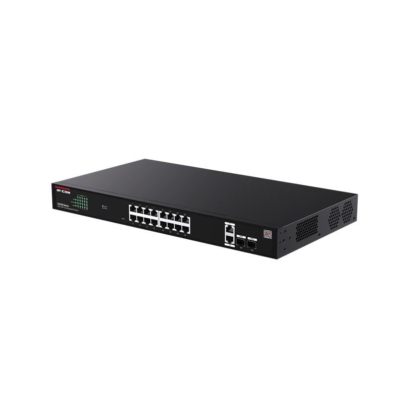 IP-COM G2220P-16-250W 16 PORT GIGABIT+2XRJ45/SFP UPLINK 230W POE CLOUD YÖNETİLEBİLİR RACKMOUNT SWITCH