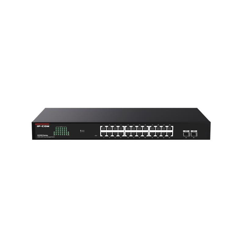 IP-COM G2226F 24 PORT GIGABIT + 2XSFP UPLINK CLOUD YÖNETİLEBİLİR RACKMOUNT SWITCH