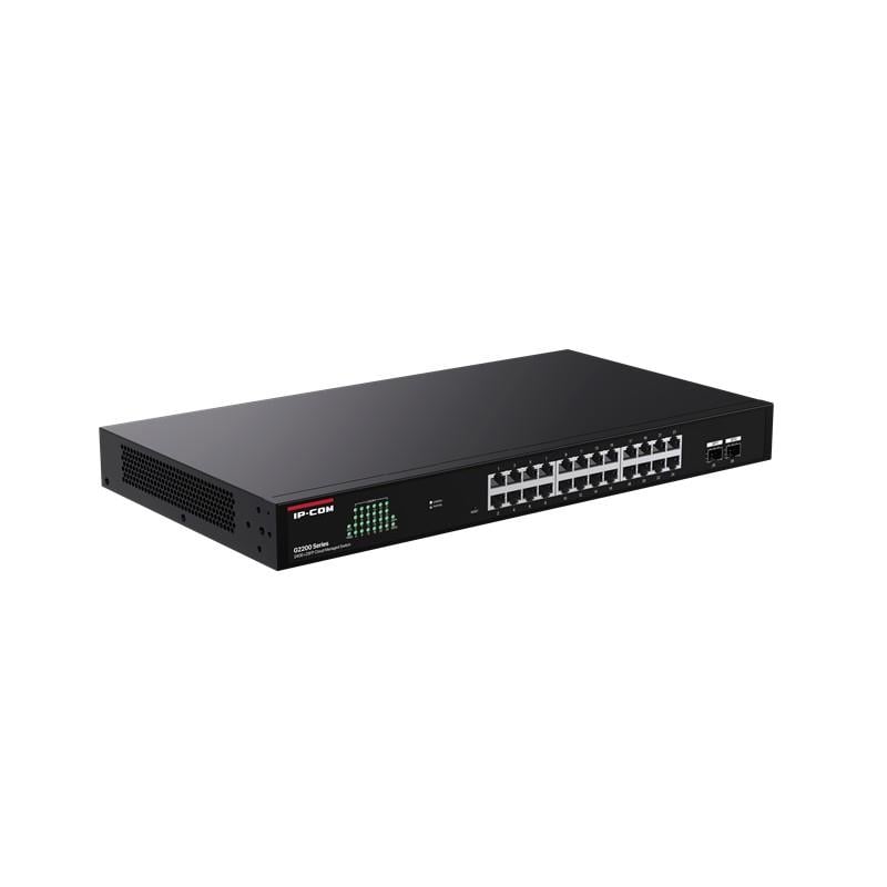 IP-COM G2226F 24 PORT GIGABIT + 2XSFP UPLINK CLOUD YÖNETİLEBİLİR RACKMOUNT SWITCH