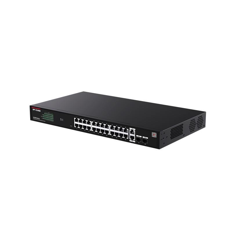 IP-COM G2228P-24-410W 24 PORT GIGABIT+2XRJ45/SFP UPLINK 370W POE CLOUD YÖNETİLEBİLİR RACKMOUNT SWITCH