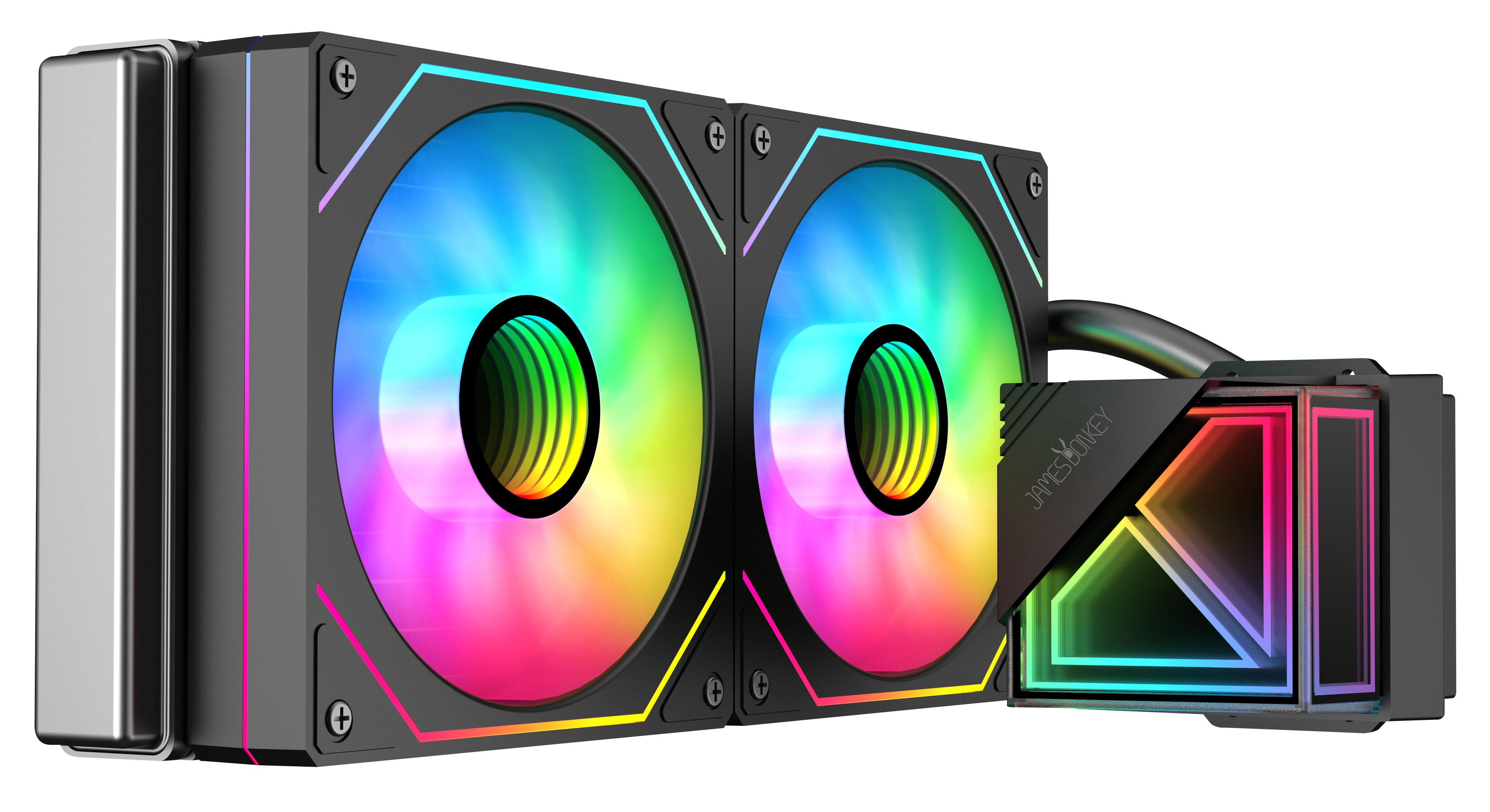 James Donkey Lugis JDC240 ARGB 240mm Sıvı İşlemci Soğutucu AM5 ve LGA1700 Uyumlu