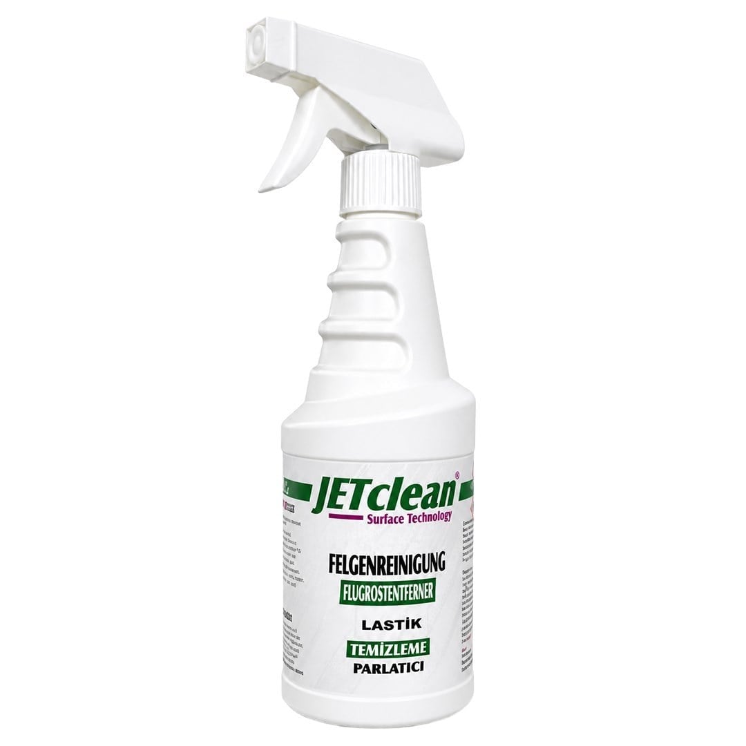 JETclean 500ml Jant Temizleme, Demir Tozu Sökücü ve Lastik Parlatıcı Sprey