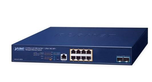 Layer 3 Yönetilebilir Aggregation Switch (Layer 3 Managed Aggregation Switch)<br>
8 x 10/100/1000/2500BASE-T (Port 1 ile Port 8 arası)<br>
8 x 10/100/1000T 802.3af/at PoE+ (Port 1 ile Port 8 arası)<br>
Toplam PoE Güç Bütçesi: 150 wa
