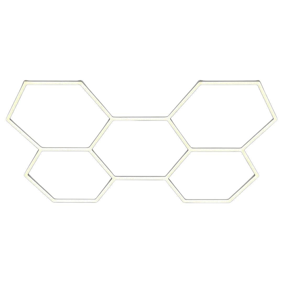 Ledx AL-RW7226 Altıgen Petek 240W Beyaz Led Armatür Garaj Dekoratif Aydınlatma