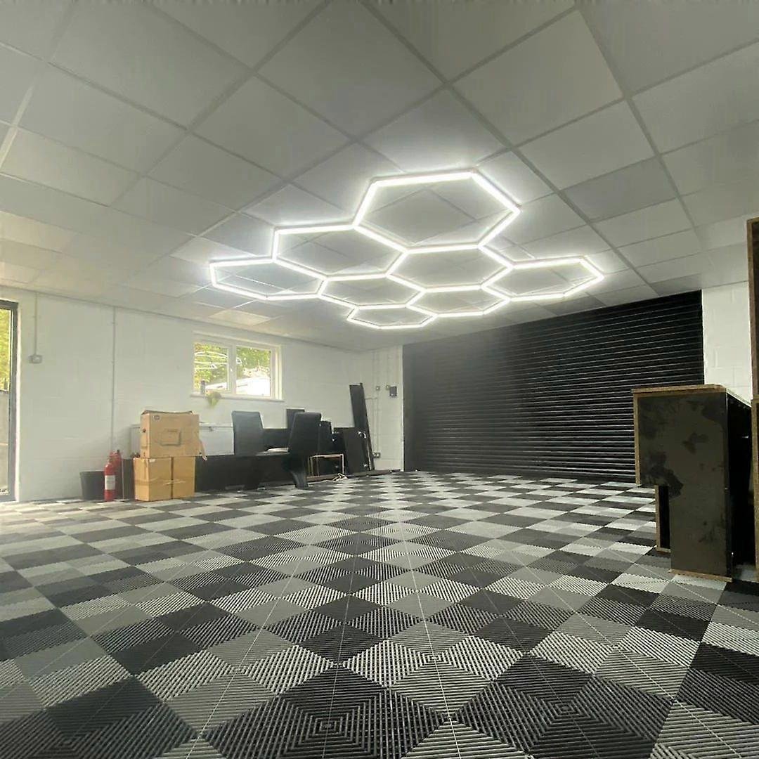 Ledx AL-RW7226 Altıgen Petek 240W Beyaz Led Armatür Garaj Dekoratif Aydınlatma