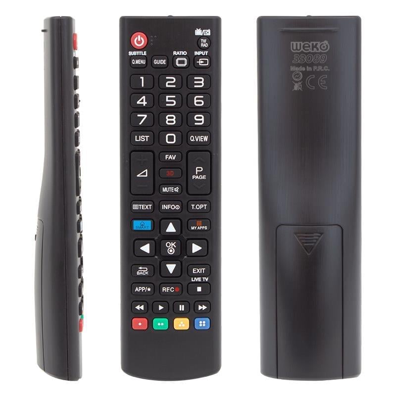 LG RM-L1162 Smart My Apps Tuşlu Kısa Lcd-Led Tv Kumandası (AKB73715601A)