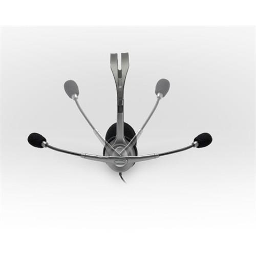 Logitech 981-000271 H110 Mikrofonlu kulaklık,siyah