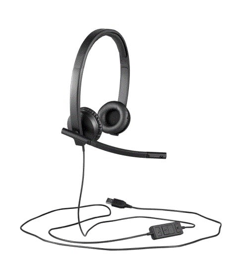 LOGITECH H570E Type-C Kurumsal Siyah Mikrofonlu Kulaklık 981-001431
