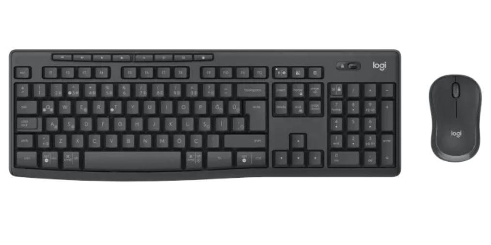 LOGITECH MK370 Q Türkçe Kablosuz Siyah Kurumsal Klavye+ Mouse