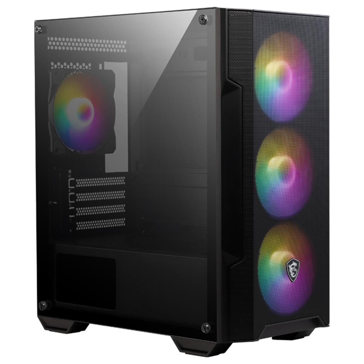 MAG FORGE M100A 4x 120mm ARGB mATX GAMING KASA